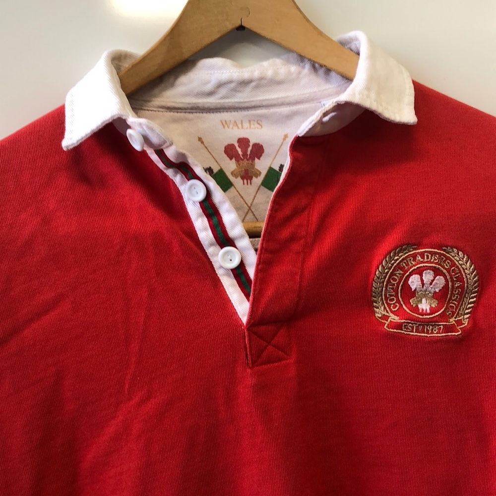 Medium Wales Rugby Shirt - Cotton Traders Classics